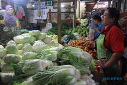 HARGA KEBUTUHAN POKOK : Pasokan Seret, Harga Sayuran di Solo Mahal