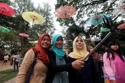 WISATA SOLO : Festival Payung Digelar Lagi, Siap-Siap Selfie di Taman Balekambang