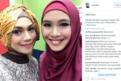 INSTAGRAM ARTIS : Selfie Bareng, Indah Nevertari dan Oki Setiana Dewi Disebut Bidadari Surga
