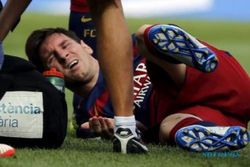 CEDERA PEMAIN : Messi Ngotot Bisa Tampil di El Clasico