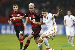 LIGA CHAMPIONS : Bermain Imbang Tapi 8 Gol Warnai Laga Leverkusen vs Roma