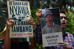 AKTIVIS LUMAJANG DIBUNUH : Pembunuh Salim Kancil Divonis 20 Tahun