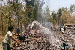 KEBAKARAN SRAGEN : Lima Rumah di Miri Ludes Terbakar