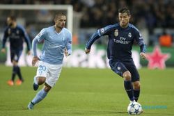 LIGA CHAMPIONS : Real Madrid di Puncak Grup, Dua Gol Ronaldo Taklukkan Malmo