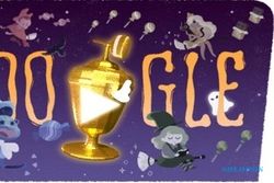GOOGLE DOODLE : Begini Asyiknya Permainan Halloween di Google Doodle
