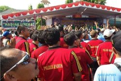 PERAYAAN HUT TNI : Begini Keseruan Perayaan HUT TNI di Makorem Madiun
