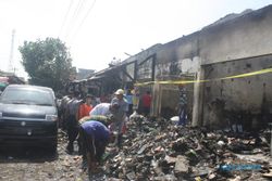 KEBAKARAN BOYOLALI : Pasar Kacangan Terbakar, Kerugian Ditaksir Rp1,2 Miliar