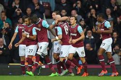 West Ham United Cetak 4 Gol Saat Bekuk 10 Pemain Leicester