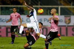 HASIL PERTANDINGAN LIGA SERIE-A ITALIA : Palermo Tahan Imbang Inter Milan 1-1