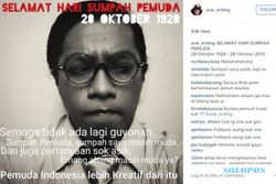 HARI SUMPAH PEMUDA : Meme Arie Kriting: Semoga Tak Ada Guyonan “Sumpah Saya Muda!”
