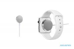 TEKNOLOGI TERBARU : Charger Magnetik Apple Watch Dibanderol Rp1 jutaan