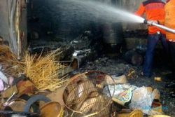 KEBAKARAN SUKOHARJO : Rumah Pengrajin Sangkar Burung Ludes Terbakar, Kerugian Rp500 Juta