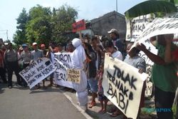 PETERNAKAN SUKOHARJO : Warga Madegondo Protes Ternak Babi