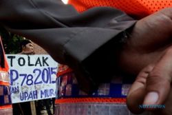 FOTO DEMO BURUH : FPR Tolak UMK Jombang 2016