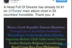 ALBUM TERBARU : Soal Album Baru, Coldplay Ucapkan Terima Kasih kepada Indonesia