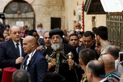 KOTA TUA YERUSALEM: Paus Koptik Mesir Kunjungi Yerusalem