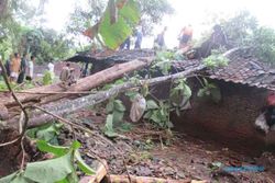 ANGIN KENCANG : Angin Kencang Melanda Ponjong, Sejumlah Rumah Rusak