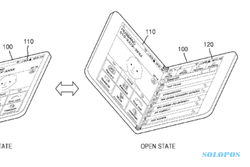 SMARTPHONE TERBARU : Begini Desain Phablet Lipat Samsung