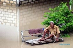 BANJIR BOJONEGORO : Banjir Bengawan Solo di Bojonegoro Mulai Surut
