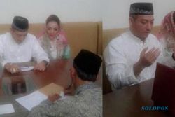 SENSASI ARTIS : Regina Bungkam Soal Foto Pernikahan dengan Duda Beranak 3