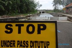 INFO LALU LINTAS : Underpass Kulur Tergenang Lagi, Ditutup untuk Kendaraan