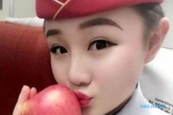 KISAH UNIK : Tren Baru Tiongkok: Jualan Apel Bekas Dicium Pramugari Cantik
