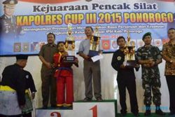 PENCAK SILAT PONOROGO : PSHT Rajai Kejuaraan Pencak Silat Kapolres Cup III Ponorogo