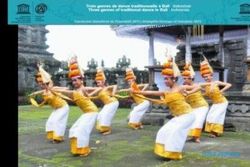 WARISAN BUDAYA DUNIA : 3 Genre Tari Bali Ditetapkan sebagai Warisan Budaya Dunia