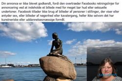 MEDIA SOSIAL POPULER : Dianggap Terlalu Vulgar, Patung Little Mermaid Diblokir Facebook