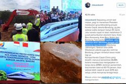 PROYEK KERETA CEPAT : Ditandatangani Jokowi, Prasasti Kereta Cepat Ini Ternyata Salah Tulis