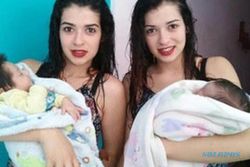 KISAH UNIK : Gadis Kembar Ini Melahirkan Anak dalam Waktu yang Sama