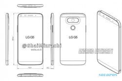 SMARTPHONE TERBARU : Ini Desain Anyar LG G5