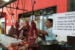 FOTO HARGA KEBUTUHAN POKOK : Harga Daging Jombang Naik Rp6.000/Kg