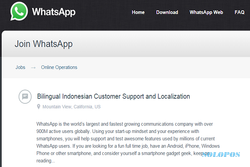 LOWONGAN KERJA : Lowongan Kerja di Whatsapp Khusus untuk Orang Indonesia