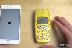 VIDEO UNIK YOUTUBE : Ponsel Lawas Nokia 3310 Ternyata Lebih Cepat dari Iphone 6s