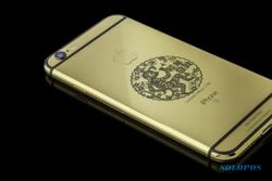 SMARTPHONE TERBARU : Wow, Iphone 6S Emas 24 Karat Dilego Rp50 juta