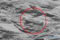 HASIL PENELITIAN : Hii... Benda Mirip Mumi Mesir Muncul di Mars