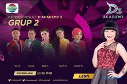 D’ACADEMY 3 : Nisa Solo Tampil Malam Ini, Siapa Tersenggol di Konser Result Malam Ini?