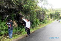 LONGSOR GUNUNGKIDUL : Bukit Setinggi 8 Meter di Girimulyo Rawan Ambrol