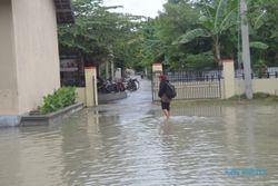 BANJIR SUKOHARJO : 56 Rumah Penduduk di Sukoharjo Terendam Banjir