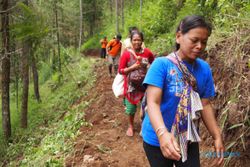 LONGSOR KARANGANYAR : Pemkab Karanganyar Bangun Jalur Alternatif Sepanjang 1,5 Km di Desa Beruk