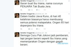 FENOMENA HATERS : Duh, Andi Arief Olok-Olok Nama Cucu Jokowi