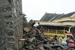 LONGSOR BOYOLALI : Longsor Landa Lereng Merapi, 4 Rumah Rusak