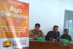 SENSUS EKONOMI 2016 : Pemkab Gunungkidul Terbitkan Surat Edaran untuk Sukseskan Sensus Ekonomi 2016