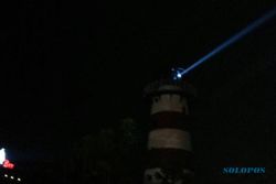 GANGGUAN PENERBANGAN : Lampu Mercusuar Jogja Bay Waterpark Ganggu Pesawat, Sorot Dipindah ke Bawah
