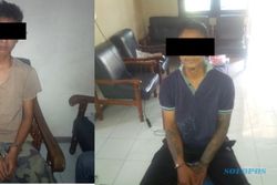 NARKOBA MAGETAN : Polisi Magetan Cokok 2 Pengedar Sabu-Sabu dan Ganja