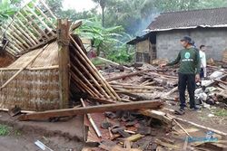 ANGIN KENCANG BOYOLALI : Puting Beliung Menerjang, Puluhan Rumah Rusak, Dua Roboh