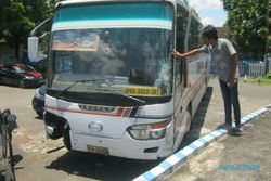 KECELAKAAN WONOGIRI : Tertabrak Bus, Karyawan Pabrik Tekstil di Sukoharjo Tewas