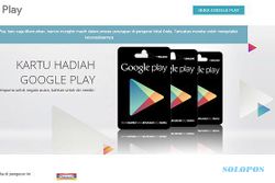 APLIKASI GOOGLE : Google Play Gift Card Bisa Dibeli di Indomaret