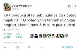 DUA PETUGAS PAJAK DIBUNUH : Juru Sita Pajak Dibunuh, Begini Reaksi Keras Jokowi